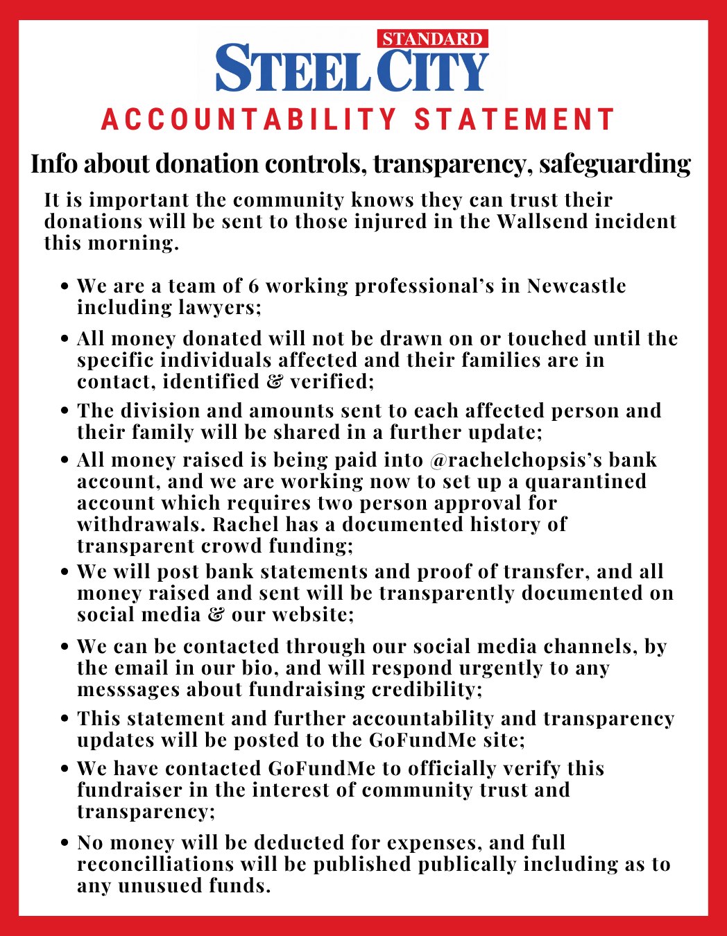 Our accountability statement